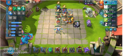 不买英雄，就意味着每个回合能多存钱吃利息，当你存到50水晶的时候，就可以考虑适当的刷新英雄或者提升人口等级了，不过我建议还是先提升人口等级为好，最好是冲到八人口之后再刷新英雄。因为刷新英雄太看脸了，不知道大家有没有体验过，连刷四五次都没有自己所需英雄的情况，白白浪费了水晶。相比之下，人口等级提升上去之后，可选择的英雄就比较多了，刷出自己需要英雄的概率也就更大了。

亡灵战士组合需要九人口成型，八人口之后优先搭配出六战羁绊，并且将英雄都尽量提升到两星，稳定锁血之后再考虑冲击九人口，九人口再搭配出三猎人的羁绊。至于到底留多少水晶吃利息的问题，要根据情况灵活应对。比如，在血量非常低的情况下，尽量多花钱刷新英雄，以免过早被淘汰。如果血量非常健康，留50水晶吃利息更好。

装备分配
攻速装备给暗影猎手，因为这位英雄的攻击能造成目标最大生命百分比的伤害，攻速越快，伤害就越高。增加攻击力的装备给部族战神，这是一位四费英雄，三星之后可以一个挑一群；攻击回蓝的装备给北海巨妖，他有控制技能，团战作用非常大；防御装备给齐天大圣或者帝国督军，他们的承伤能力比较强。
总结
亡灵战士后期可以压制大部分阵容，但是被4亡灵4哥布林克制，因为战士羁绊的最大亮点就是增加巨额的护甲，而四亡灵可以直接削减敌人90%护甲，可以说是天克。不过，就算到最后碰到4亡灵拿不到第一，打进前三还是没有多大压力的，上分依然非常的稳。

注意事项
齐天大圣这个英雄是自定义英雄，七级之后开启，每一个回合需要选择自定义英雄之后才能刷出来，否则是没有这个英雄的。另外，毁灭之王是五费英雄，虽然厉害，但也非常看脸，九人口之后也难以刷到。因此，前期可以用别的战士替代。