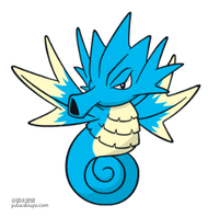 X 如果糊里糊涂想去摸它的话，有时就会被它长在身体上的刺扎到而陷入昏厥。Y 此宝可梦甚至可以通过快速摆动翅膀和尾巴倒着游动。终极红宝石 该宝可梦会潜入珊瑚枝的缝隙中睡觉。有些时候，人在采珊瑚时会因没有发现海刺龙而被毒刺扎伤。始源蓝宝石 会通过旋转身体制造漩涡。在用强到连渔船都会被卷入的激流让猎物变弱后，会将其整个吞掉。