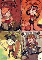 各位小伙伴们大家好，我是你们的老朋友阿诚。谈及《饥荒》这款游戏，不少的小伙伴们应该都印象深刻吧。现阶段《饥荒》游戏以已经由最初那个简单的“巨人国”游戏版本逐渐发展壮大成为了集巨人国、海难、哈姆雷特和联机世界为一体的综合性生存冒险类游戏。



提到单机版本里面的《饥荒海难》版本，必然离不开海难世界里面独有的四大角色：冲浪女瓦拉尼、猴王威尔伯、老船长和厨师沃利。



这四位角色似乎是专门为海难世界而定制的，因为他么每个人的 特色都十分适合在海上世界生存发展。


冲浪女自带一个冲浪板，是个典型的前中期角色，在冲浪板这个得天独厚的优势支持下，就无须单独制作笨重、缓慢的船只了。因此，冲浪女在前期的探图和建家效率比其他角色至少提高50%。



猴王威尔伯则是海难世界里猴群的领袖，他特别适合在猴子聚集处建造家园，一方面是因为猴子不会偷取猴王的材料道具，另一方面，猴子还会不定时向猴王上供，提供各种各样的补给。即便有敌人来袭，猴子们也会成为一股强大的战力。



老船长的进阶门槛相对较高，一切都是因为他只能在海上生存，一旦踏上了岛屿、陆地，就会持续不断地扣除精神值。这也就导致了想用老船长进行生存冒险的玩家，势必要有极强的生存和海上建家的能力。



大厨沃利相对前三者而言，是一个相对简单并且普及度较高的角色。因为自带烹饪锅可以随时随地大展厨艺，而且海上世界从来不缺乏食材，这也就注定了沃利会生存得很舒适。



看完了四位角色的个人介绍，我们重点聊一聊为什么他们都不适合在巨人国的世界生存。


冲浪女的最大优势是她有一个便携式冲浪板，可以在地图探索方面节省建造船只的时间。但是巨人国的世界没有海洋，冲浪板毫无用处，在燃烧取暖方面都不如木材好用。


猴王威尔伯在巨人国的世界生存的最大困难是他不会说话，无法在猎犬来袭的时候进行及时预警。这样一来，就会出现大批猎犬集中袭击，玩家却无法在第一时间做好应急方案的问题。



至于老船长，他连岛屿都上不去，就不要指望他能够在巨人国的世界里生存下去了。


唯一有生存潜力的大厨沃利，在巨人国遇到的最大问题是冬季和夏季没有充足的食材来进行烹饪。连续吃下相同的食材，是无法满足沃利那挑剔的嘴的。



说到最后，很容易就能得出一个结论：海难世界的各种角色几乎都是针对海上独特环境有针对性的定制的，当他们离开海上环境以后，就会显得乏力。


但是巨人国的世界里的所有角色，几乎都具有普适性，这也就意味着他们无论是到了海难世界还是巨人国的世界，都会很容易就适应。