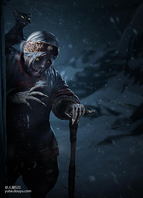 凶  尸

 
“我是伤口，也是刀锋；我是死囚，也是屠夫。真正的凶手冷眼看着我，犹如无辜的路人欣赏疯子。”
他是个孤儿，从来不知道自己的父母是谁，但是从他人的耻笑和辱骂中，他也隐约听出，那是一段为人不齿的过去。人们叫他傻子、狗杂种，天生智力低下的他，一度以为那是自己的名字。
火车站的站长收留了他，否则他早已活不到今天。对他来说，站长是赋予了他生命的人，这个恩情值得他用一生去回报。
站长当然不是一个慈善家，车站有的是又脏又累的力气活，他生的高大强壮，两三个小伙子才能搬动的货物，他一只手就提得起来。
但他卖力的工作对别人却并不见得是一件好事，车站的其他工人自然感到生计受到威胁，更加想方设法欺辱他，不过那些羞辱的话他也听不懂，那些戏弄的把戏他也不觉得难堪，又没有人能真的打得过他，所以他并不在意。
他只在意站长的态度，听站长的话，就像站长豢养的一只宠物，只要站长在，就很安心也很快乐。
在那个年代，能通铁路的地方必定不是小地方，如果真是小地方，那必定会有某种自然资源，比如矿石。这个车站不大，这个小镇也不大，但这里有丰富的铁矿和木材，所以这里不但有了铁路，每到矿车发车，刘大帅还会派来军队保护，可想而知，能当这个车站的站长也一定不是一般人。
除了运送矿石，车站当然也会开几趟客运车，就这个小镇的规模，这个车站可谓是最繁忙的地方了。镇子里的百姓生活多多少少都跟车站有关，所有的事情也大多会发生在这里，包括，瘟疫。。。因为车站的性质决定了即使病源不在这里，最终也一定会汇聚到这里。
大帅的兵很快封锁了这里，如果说矿石和木材是钱，那么车站就相当于银行的柜台，怎么能不重视？
为了避免瘟疫的扩散，他和很多工人都被关在车站里，这对于他来说并没有什么，他没有像其他人那样惊恐无状，哭哭啼啼，既然在这里就看看能不能帮着做点什么，反正他有的是力气。
医疗人员倒是很愿意接纳他，至少不用自己亲手去接触因瘟疫而死的尸体，不知是瘟疫太厉害还是当时的医疗技术不发达，车站封锁了好长时间，瘟疫并没有得到控制，开始有外面的尸体被送进车站，尸体越来越多，到处弥漫着福尔马林的味道和石灰的粉尘。
他仍然在尽力的搬运着尸体，他也不懂这有多可怕，直到有一天他发现自己的胳膊鼓出了许多水泡，他举给医生看，医生护士们一下全都闪出老远，从此不再用他帮忙，他和一些新感染的人一起被赶进站台，不允许到候车室里来。
站台里有更多的尸体，而且都已经腐烂，散发着恶臭，被封在里面的人们开始绝望的哭号，有的奋力撞门，有的因绝望上吊自杀。
他多少感觉出了一些恐惧或者说无助感，他想到站长，想到了他的主人，只有站长在他才会觉得安心，什么都不怕。他试图去跟医务人员和那些当兵的询问，无奈他天生就说不清楚话，呜呜半天也不会有人听懂，更何况，现在根本不会有人听他的要求。
不知过了多少天，也许是因为他很强壮的缘故，站台里只剩他一个还活着的人，他已经不感到害怕，只是觉得沮丧，蜷在角落里，像是一只找不到主人的流浪狗。
忽然，他似乎听到了一个熟悉的声音，他立即坐起来，竖起耳朵，没错，是站长的声音。他惊喜地跳起来，即便全身肌肤已经开始腐烂，他似乎仍有无穷的力气，他用力扒着候车室的门，透过门缝，他看到了站长，还是那身铁路的制服，只是有些皱巴巴的，戴着白口罩和白手套，和大帅的副官站在一起。
呜呜呜……
他一边发出声音，一边用力的推着候车室的门，站长正指挥着一些拿着火把的人说着什么，听到声音望过来，露出惊讶的表情，他想不到居然还有活着的人，但是站长没有进一步上前，只是身子前倾，眯起眼，仔细往这里看。
他激动极了，心里在喊:“是我”，奋力往门上撞去，他还是有力气的，候车室厚重的木门被他撞得粉碎，他冲了出来，直奔站长奔来。
站长大惊失色，他看清了是他，准确的说是已经溃烂的不成人形的他。站长连忙后退，大喊:“快拦住他！”
士兵们看着高大破烂狰狞的他，正有些犹豫，他忽然站住了，眼睛里透出惊诧，呆呆地看着站长，似乎没搞懂站长的意思，但分明又感受到了什么。
站长再次大喊：“烧死他！烧死他！快！”
他呆在当场，看着曾收养自己的恩人，如今横眉立目，想要自己的命。他终于感觉自己心里的某样东西彻底崩坏了。
他没有反抗，慢慢退了回去，一不小心，踩到了一具尸体的脑袋，因为腐烂，发出“噗嗤”的声音。他低下头，看着脚下这个无头尸体，甚至感到快意。
他生来就是个傻子，脑袋并不好使，可他现在觉得，这个躺在地上已经没有脑袋的人，反而更顺眼一些。
人要脑袋有什么用呢？[topic src=&#34;85466&#34;]#攻略[/topic]