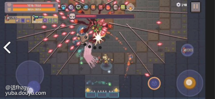 一、天赋加点及角色属性分析1.主动技能【霸气】释放一道冲击波销毁波及的子弹，这个技能简单来说就是在敌人弹幕多的时候或者躲闪不及用来抵消弹幕的，本身比较强力但是用在我的套路中也只是锦上添花2.天赋树每升十级才可以点亮下一梯队的天赋，每一个线下只能点亮一个分支，具体效果嘛大家看表就好了3.再来看看骑士的面板属性，护甲及成长数值傲视群雄（如下图）在大家移速一致上，但是血量被狠狠砍了一刀，所以注定这个角色是个甲厚血薄的角色，配合上天赋更加适合叠甲，【冷却】系的天赋选择个人觉得无敌效果这里是非常疲软的，碰撞伤害仅为武器伤害的45%不说，最后的虚弱效果仅仅是降低敌人的移速，那面对很多站桩高伤的敌人，更是鸡肋，所以把提出问题的人解决了，就没有问题啦~选择个人更倾向于【暴怒】。【近战】配合上天赋中近战武器加伤效果，平时下本带一个近战武器是没问题的，但是也可以只点一点开下面的分支，带上双远程也不是不可以，怒气天赋在敌方弹幕非常多的时候，补子弹及加伤能力也是非常出色。※个人推荐点法上个人是比较推荐【护甲】重甲-恩赐-回复、【冷却】暴怒分支、【近战】为我所用的分支（个人建议，反正天赋可以随便改，大家参考一下就好）。二、武器搭配推荐及使用技巧【武器】个人倾向必带上一个近战武器，比较推荐攻速快范围大的近战武器，比如电锯、打刀，而副手武器我用的是激光类武器，子弹速度快的同时无视距离基本是不会空枪，还可以poke。【使用技巧】1.由于游戏特色，近战武器是可以抵挡敌方的弹幕，在使用时能对敌方造成伤害的同时，相当于也给自己形成一个阻挡弹幕的护盾，所以不需要太多走位规避弹幕，但是也需要根据自己的攻速找到适合自己进攻的节奏。如图，在攻击起手的时候身体向后退，当武器完成一次动作的时候就靠近怪，尽量以保护自己不吃伤害为主，攻速越快节奏也可以适当加快。
在刷本过程中武器零件，除了能加攻速/伤害外，加子弹体积也是非常不错的选择。2.同一个零件效果是可以不断叠加，近战武器攻击范围这么大，留给我们的操作空间也是非常的多！（而且近战武器只要攻击范围够大是可以穿墙无伤打怪的哦~如图！）其他零件如超级子弹、魔幻子弹等也是非常不错的选择！虽然是用在近战武器上，但是加伤害效果依然会实现，而且自动规避掉子弹消耗的debuff何乐而不为？三、装备&amp;宠物推荐【装备】这个就没那么多要求了，前期大家都缺资源的情况下，优先选择套装、质量高得装备，尽量能凑上一套先用着。【宠物】最喜欢就是小机器人了，不看属性如何，只要能为本体加攻速的都是好帮手！