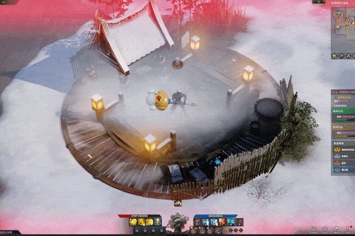 在这个寒冷的冬季，最舒适的莫过于在温暖的汤泉中洗涤一身的疲劳，摩可可为冒险家们准备了热腾腾的露天温泉！热气腾腾的温泉配上凉爽的微风！这样梦幻的组合，在全新活动“热腾腾露天温泉”中就可以体验了！本次活动中冒险家们参与游戏的方式可谓也是别具一格，手持温泉鸭子锤，人人皆是大锤！

       接下来就由摩可可来详细介绍这个活动玩法，快来一起看看吧！





 

 

热腾腾露天温泉活动基本规则
 

       活动时间：2023年12月20日-2023年1月31日定期维护前

       参加准备：需要前往各大城市寻找系统角色【热腾腾露天温泉管理员】，对话接取引导任务“[活动]来热腾腾露天温泉玩吧~”并完成后即可开启活动玩法。

 






 

       参加时间：在双数整点将会开放入口进入，在游戏界面左上角的日程表中也会有热腾腾露天温泉的开启时间提示，冒险家们记得提前查看开始时间啦。

       参加地点：在双数整点时在各大城市的系统角色【热腾腾露天温泉管理员】旁会出现形似黑洞的入口，冒险家可由此进入。

 






 

       在召集足够人数后即可进入温泉，在温泉中，冒险家们手持温泉鸭子锤前往温泉池子，通过消灭对方队伍、夺取地图中的玩具鸭收益来获得积分，优先获得一定积分或在限定时间内得分更高的队伍即可获得胜利。

 






 

       完成玩法后可以获得【芙蕾雅的小星星】，使用这种特殊货币冒险家们可以前往游戏内活动中心兑换丰厚的奖励，每支远征队每日可进入1次，入场次数每天上午6点初始化。从本次活动开始，此类游戏内限时活动的奖励领取方式，也将恢复到“活动商店”进行。

 






 

 

热腾腾露天温泉活动玩法
 

       冒险家们需要在活动中争夺地图中玩具鸭的增益，携带增益效果返回得分点，即可获得100积分，在返回途中，对方队伍的冒险家会手持鸭子锤对你发起攻击，冒险家们注意躲避和反击，消灭对方队伍冒险家可获得15积分，协助消灭对方队伍冒险家可获得7分，在破坏对方队伍的玩具鸭竹篮即可获得300积分的高分！最后分数高的队伍即可获得胜利。

       冒险家们在拾取【温泉鸭子锤】后，技能栏将被替换为四种技能，分别为：

       ●Q技能为【蓄气撞击】，冒险家长按蓄力集中力量，大力挥动温泉鸭锤砸向地面攻击对方队伍冒险家。

 






 

       ●W技能为【跳跃撞击】，冒险家跳跃至指定位置，用力挥动温泉鸭子击打地面，技能施展